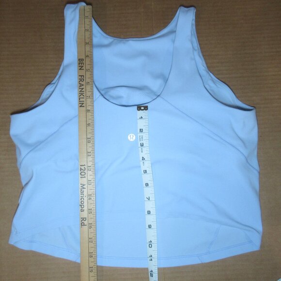 Lululemon Periwinkle Built-In Bra Tank | Size 16 - Picture 8 of 9